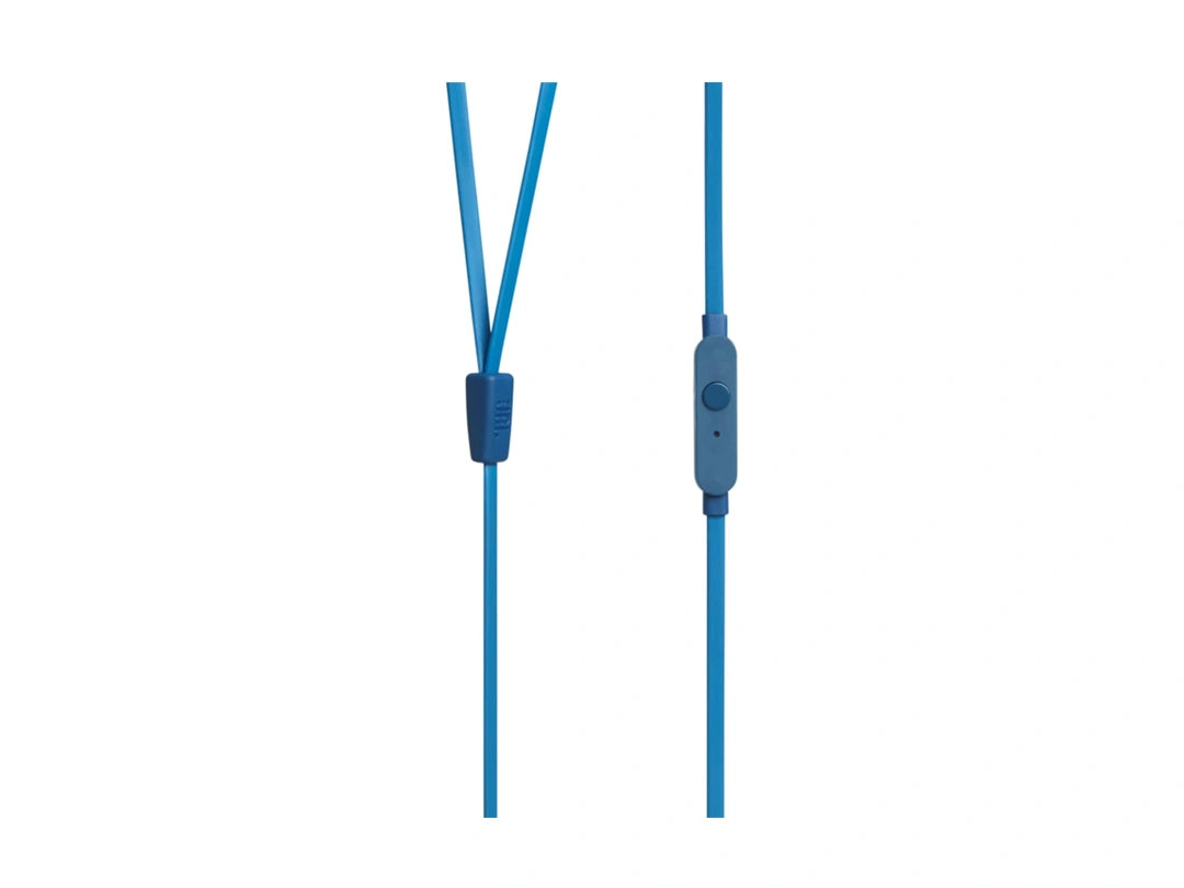 JBL T110 in-Ear Wired Headphones - Blue in Qatar JBL T110 in-Ear Wired Headphones - Blue in Qatar